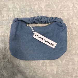 stoney clover lane denim scrunch bag